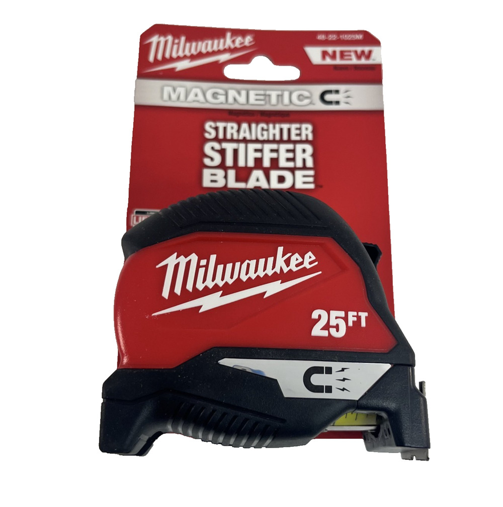 Milwaukee 48-22-1025M Magnetic Tape Measure 25FT Heavy Duty Contractor Tool